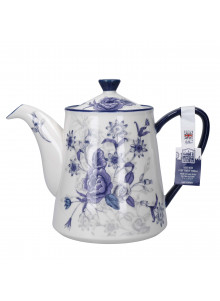 London Pottery Blue Rose 900ml Ceramic Teapot