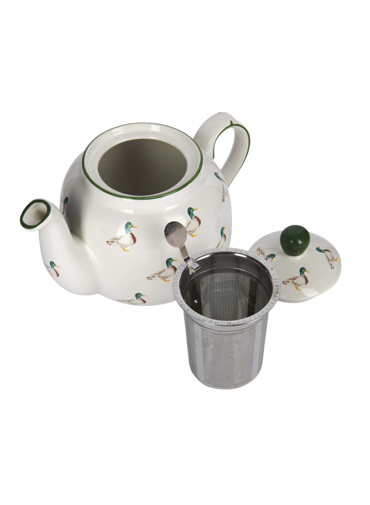 1.2l London Pottery Farmhouse Bee Teapot With Strainer