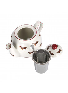 London Pottery Farmhouse Dog Teapot and Infuser, 4-Cup