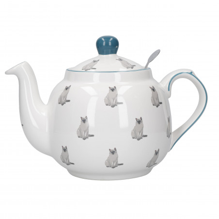 London Pottery Farmhouse Cat Teapot and Infuser, 4-Cup