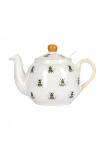 London Pottery Farmhouse Bee Teapot and Infuser, 4-Cup