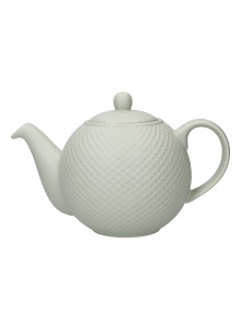 London Pottery Globe Textured Teapot with Strainer, 4-Cup, Green