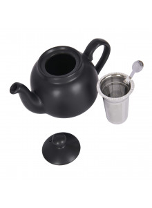 London Pottery Farmhouse 2-Cup Teapot Matte Black