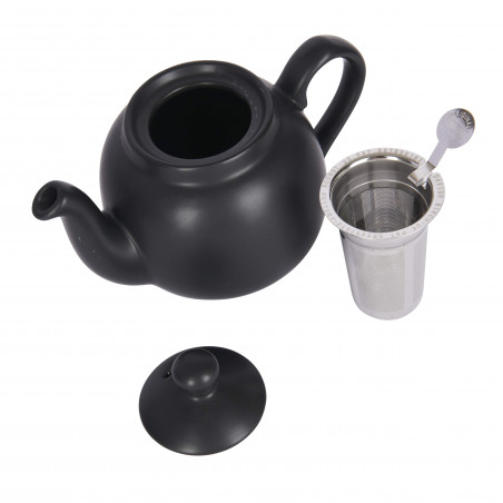 London Pottery Farmhouse 2-Cup Teapot Matte Black