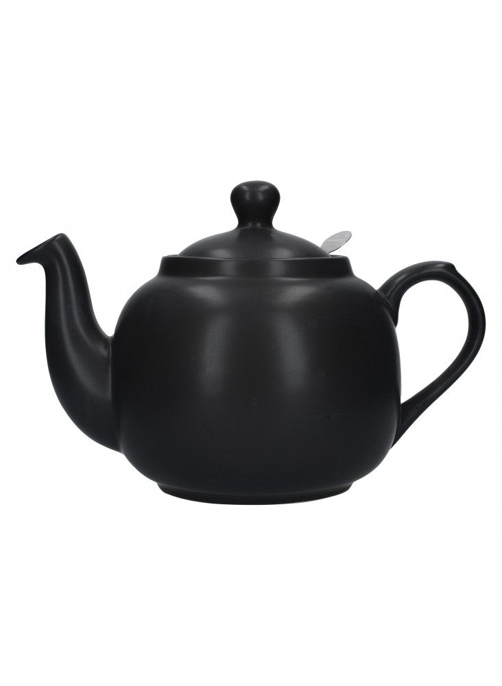 London Pottery Farmhouse 6-Cup Teapot Matte Black