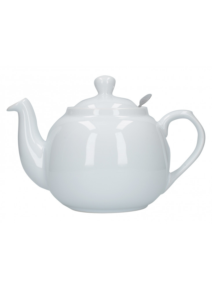 London Pottery Farmhouse 6-Cup Teapot White