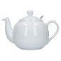 London Pottery Farmhouse 6-Cup Teapot White