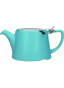 London Pottery Oval Filter Teapot Satin Blue