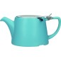 London Pottery Oval Filter Teapot Satin Blue