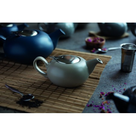 London Pottery Pebble Filter 2-Cup Matte Putty Teapot