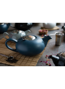 London Pottery Pebble Filter 2-Cup Slate Teapot
