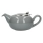 London Pottery Pebble Filter 2-Cup Light Grey Teapot