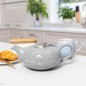 London Pottery Pebble Filter 4-Cup Flecked Grey Teapot