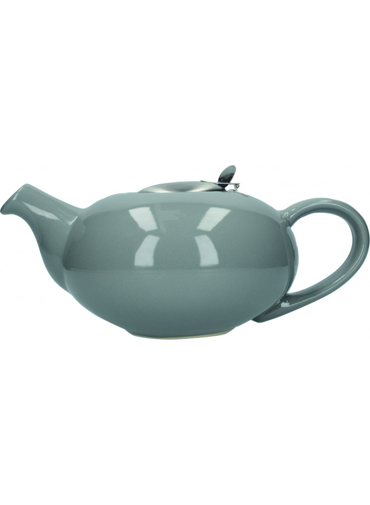 London Pottery Pebble Filter 4-Cup Light Grey Teapot