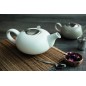 London Pottery Pebble Filter 4-Cup Matte White Teapot