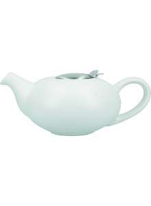 London Pottery Pebble Filter 4-Cup Matte White Teapot