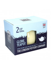 London Pottery Globe 2-Cup Teapot Ivory