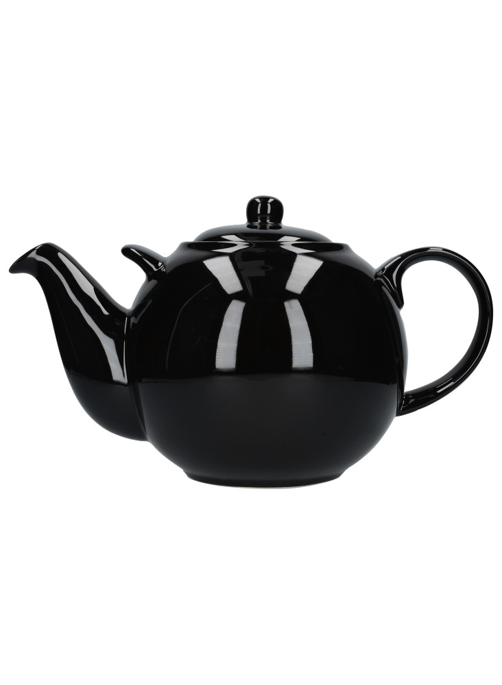 London Pottery Globe 10-Cup Teapot Gloss Black