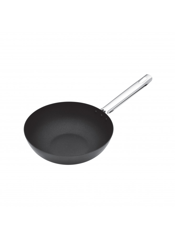 MasterClass Carbon Steel 24cm Wok