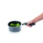 MasterClass Smart Space Set of Three Stacking Induction-Safe Non-Stick Saucepans