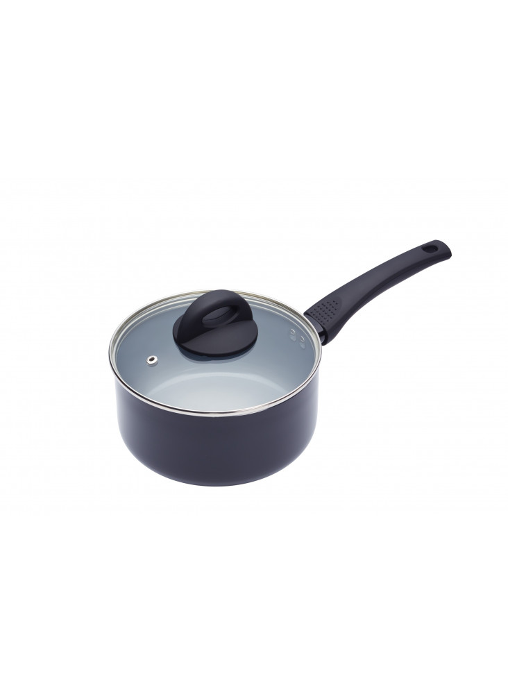 MasterClass Ceramic Non-Stick Induction Ready 18cm Saucepan