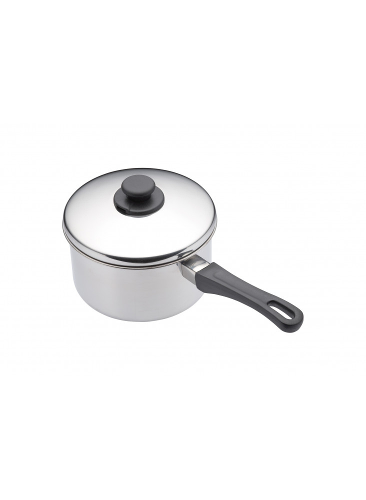 KitchenCraft Stainless Steel 14cm Extra Deep Saucepan