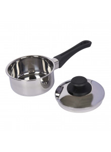 KitchenCraft Stainless Steel 14cm Extra Deep Saucepan