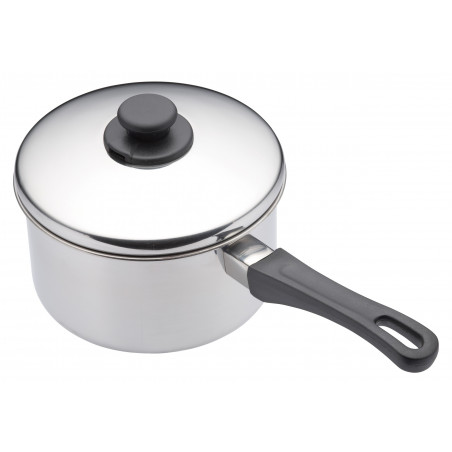 KitchenCraft Stainless Steel 20cm Extra Deep Saucepan