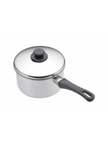 KitchenCraft Stainless Steel 16cm Extra Deep Saucepan