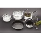 MasterClass 5 Piece Deluxe Stainless Steel Cookware Set