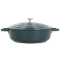 MasterClass Cast Aluminium Shallow 4 Litre Casserole Dish - Hunter Green