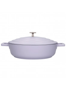 MasterClass Cast Aluminium Shallow 4 Litre Casserole Dish - Lavendar