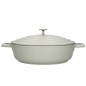 MasterClass Cast Aluminium Shallow 4 Litre Casserole Dish - Mint Green