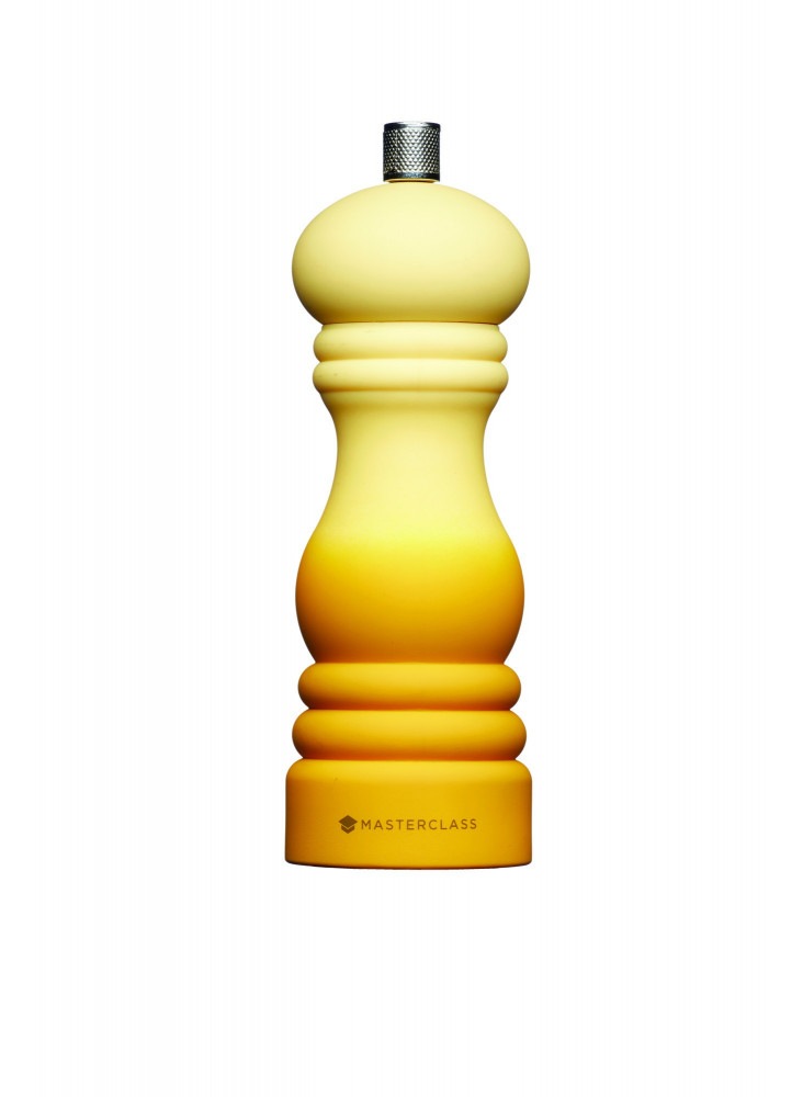 MasterClass Salt or Pepper Mill (17cm) - Mustard Yellow Ombré