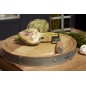 Industrial Kitchen Handmade Round Wooden Butcher’s Block Chopping Board