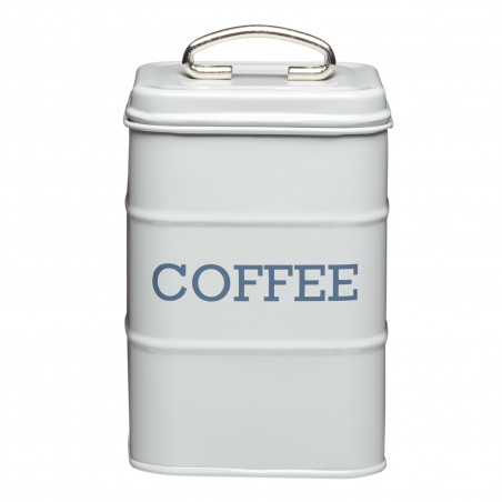 Living Nostalgia French Grey Coffee Tin