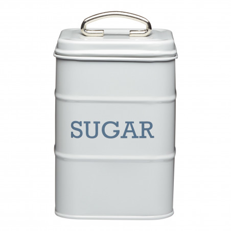 Living Nostalgia Metal Sugar Canister - French Grey