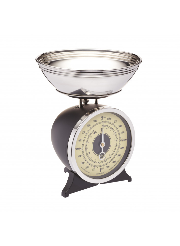 Classic Collection Mechanical Kitchen Scale - Black