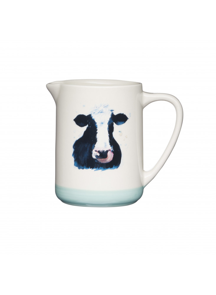 Apple Farm Stoneware Cow Milk Jug