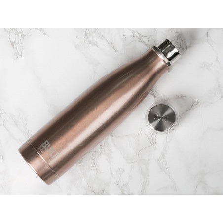 Built 500ml Double Walled Stainless Steel Water Bottle - Rose Gold