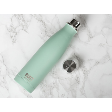 Built 500ml Double Walled Stainless Steel Water Bottle - Mint