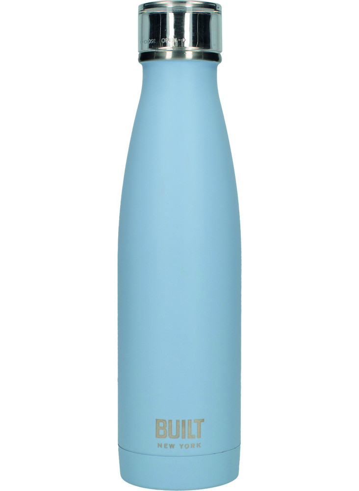 Built 500ml Double Walled Stainless Steel Water Bottle Arctic Blue