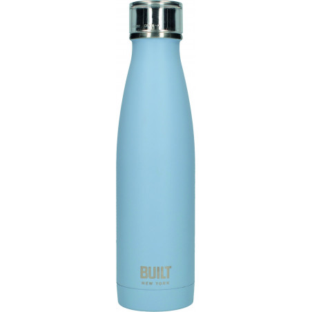 Built 500ml Double Walled Stainless Steel Water Bottle Arctic Blue