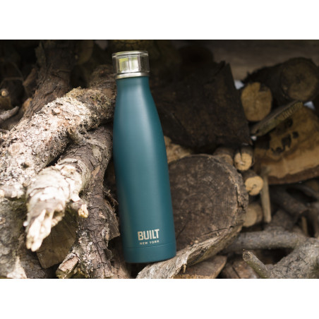 Built 500ml Double Walled Stainless Steel Water Bottle - Teal