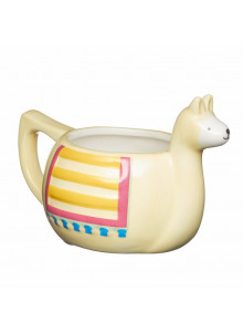 KitchenCraft Painted Ceramic Novelty Llama Mug