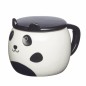 KitchenCraft Painted Ceramic Novelty Panda Mug with Lid