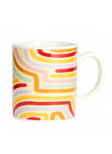 KitchenCraft Espresso Mug - Soleada Abstract Design