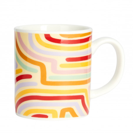 KitchenCraft Espresso Mug - Soleada Abstract Design