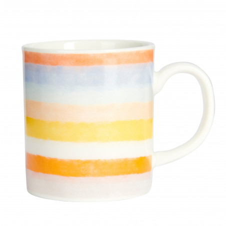 KitchenCraft Espresso Mug - Soleada Stripe Design