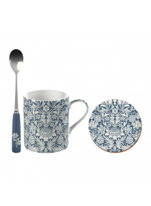 Victoria And Albert Sunflower Can Mug, Spoon And Coaster Gift Set